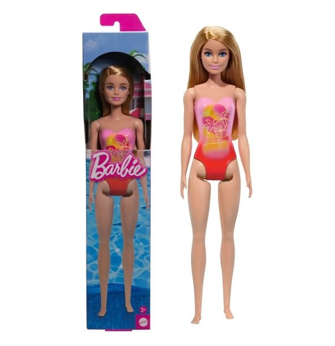 Barbie Beach Doll – Summer Swimsuit Dolls (4 Assortments) – Mattel Summer Dolls - Picture 21 of 27