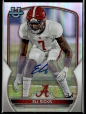 L55,273 - 2022 Bowman Chrome University Auto Refractors #28 Eli Ricks /499