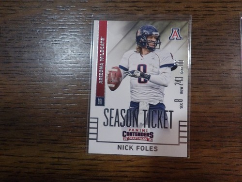 NICK FOLES QB 28 CARD LOT 2 ROOKIE CARDS NF1 - Picture 9 of 24