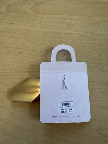 Anthropologie Apres-Ski Vail Motel Key Bag Charm White Gold Vogue Most Loved - Picture 5 of 5