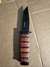 Spring-Assist Folding Knife Military Combat Tactical 3.5" Black Tanto Blade