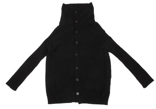 Y's Wool Shadow Check Knit Cardigan Size 2(K-157204) - Picture 2 of 12