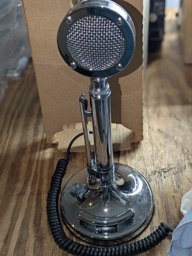 Astatic D104 Silver Eagle boîte ouverte bel état prêt à le câbler pour votre radio - Photo 14/16