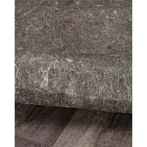 Linon Underlay Premier Plush Felt 2'x14' Rug Pad in Gray - Picture 2 of 5