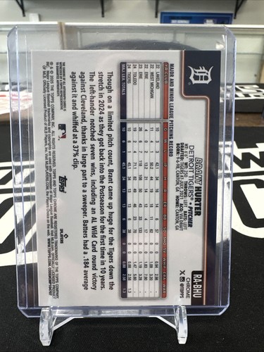 Brant Hurter 2025 Topps Chrome Rookie Autograph Tigers RC Auto - Bild 2 von 2