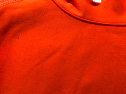 Under Armour Red Pull Over Mock Turtleneck Mens Large Coldgear Long Sleeve Shirt - Picture 2 of 3