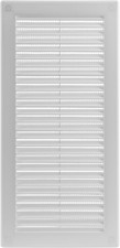 / 4'' X 10'' Inch Opening Measurement / White Vent External Grille with Protecti