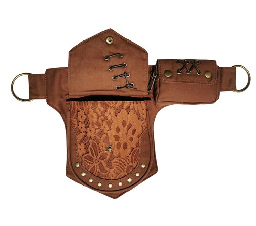 Larswon Renaissance Beintasche für Damen Renaissance Gürtel Festival Taschen Hip Pouc... - Bild 4 von 6