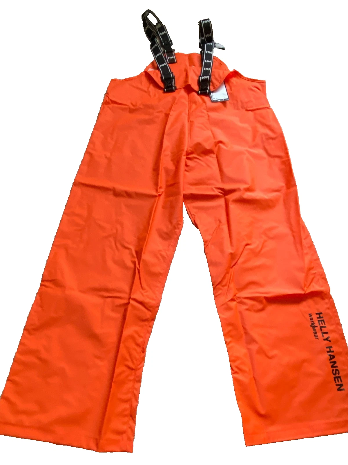 Helly Hansen Workwear Mandal Bib Trousers Dark Orange - Size L NEW WITH TAGS