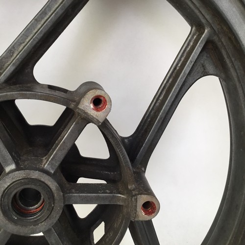 DA7 Front Wheel Rim 16” 2002 02 Kawasaki Ninja 250 Ex 250R 88-07 OEM STRIGHT - Picture 14 of 18