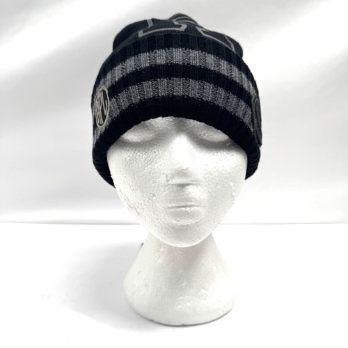 Polo Ralph Lauren Logo-Patch Lana-Cotone Beanie Polo Nera Nuova con etichette - Foto 2 di 14