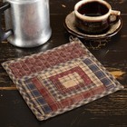 Pot Holder Millsboro Rustic 8x8 Patchwork Pocket Cotton Table Decor VHC Brands