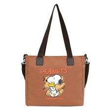 Snoopy Canvas Crossbody Bag Cartoon Cute Women Shoulder Large Capacity Handbag