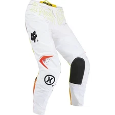 Fox Racing 180 Hello Future Pants | White/Orange/Black | Sz 38