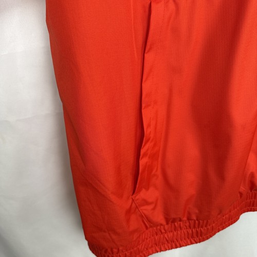Adidas Originales XL Chaqueta de Pista Roja Arco Iris Trifolio Rayas Cremallera Completa Viento - Imagen 6 de 9