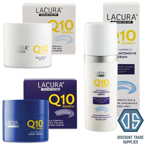 Aldi Lacura Q10 Day & Night Cream, Serum Antiwrinkle AntiAgeing