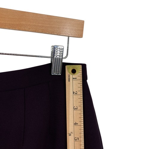 Nipon Boutique Pencil Skirt Womens Size Petite 14 Purple Fringe Lined Back Zip - Picture 10 of 13