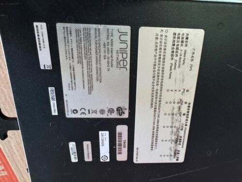 Juniper MX80 chassis router Internet Chas-MX80-S-B con 1x alimentatore CA - Foto 7 di 7