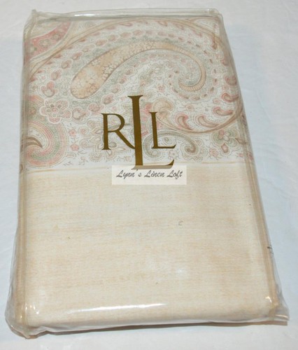 RALPH LAUREN Romantic Traveler Paisley Stripe STANDARD PILLOWCASES NEW - Picture 2 of 3