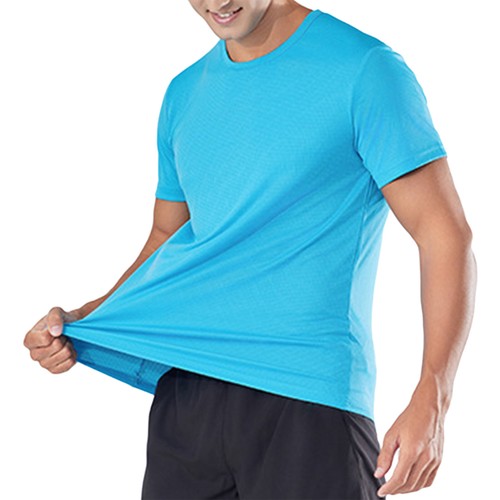 Camisas elásticas para hombre Camiseta de golf Ropa de playa atlética Correr Cuello redondo Músculo - Imagen 18 de 59