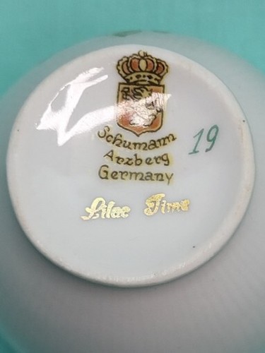 Schumann Arzberg Germany LILAC TIME #19 Creamer Purple Flowers Gold Trim - Picture 6 of 11