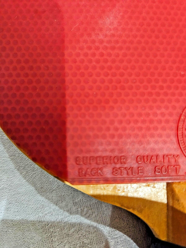 St. Brite JTTAA Table Tennis Bat/Paddle With Stiga Cover - Picture 8 of 8