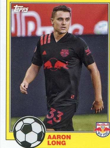 2021 TOPPS MLS SOCCER  INSERT 1981 AARON LONG RED BULL #9 - Picture 1 of 3