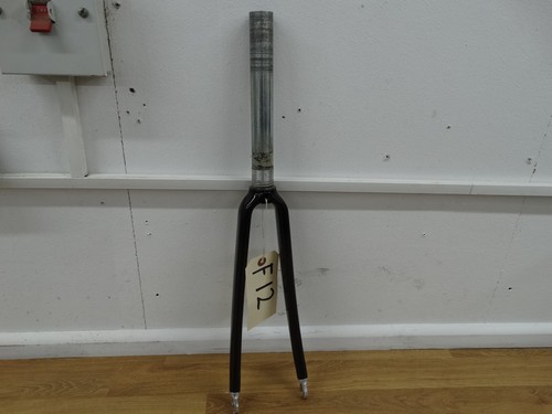 24" 520 erto CARBON ROAD FORKS 214mm 1 1/8ths THREADLESS STEEL STEERER AIRNIMAL