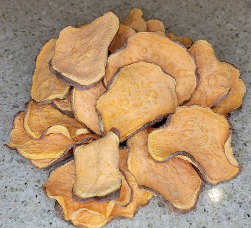 HOMEMADE Sweet Potato Dog Treats - Dehydrated Sweet Potato Leathers, All Natural - Picture 8 of 8