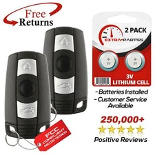 2 New Replacement Entry Car Remote Smart Key For BMW KR55WK49127 3 5 series