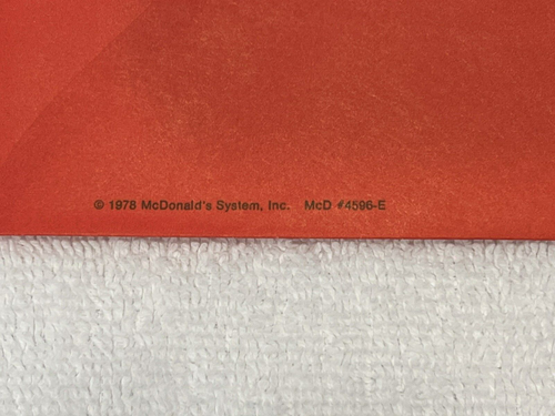 McDonalds Vintage 1978 Geschenkgutschein Umschläge 2 Stück NEU & nie benutzt Neu aus altem Lagerbestand - Bild 5 von 5