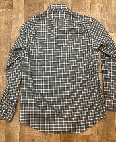 Camisa con botones Ralph Lauren gris a cuadros manga larga calce clásico con botones mediana 107 - Imagen 10 de 10