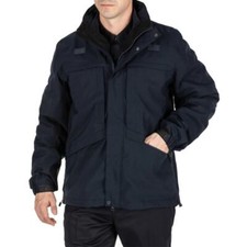 5.11 Tactical 3 IN 1 Black Parka 2.0 Waterproof Jacket Size Medium