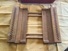Pampered Chef Wooden Casserole Dish Trivet Hot Pad Holder Expandable # 2130