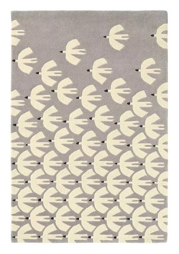 Yellow Gray Pajaro Modern Handmade Tufted Area Rug High Low Carpet 100%Wool Rug - Picture 3 of 16