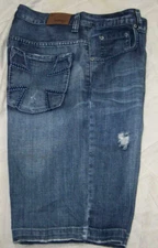 Men's Flypaper Distressed Denim Jean Shorts - Size 32