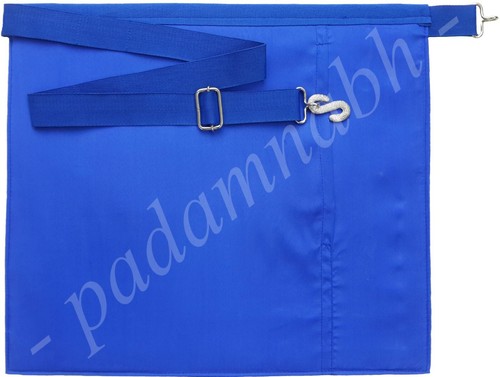 FREIMAURERBLAUE LODGE OFFIZIERSSCHÜRZEN HANDBESTICKT - 12ER SET (BLOAS-12 BL) - Bild 2 von 2