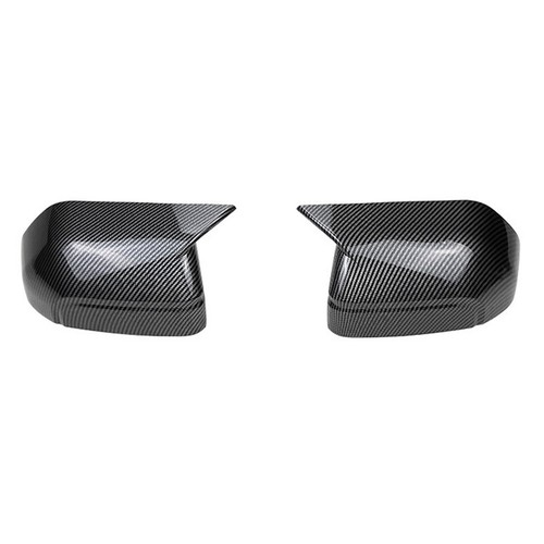 Cubierta de espejo retrovisor bocina de buey de fibra de carbono para Ford Bronco Sport 2021-2024 - Imagen 3 de 3