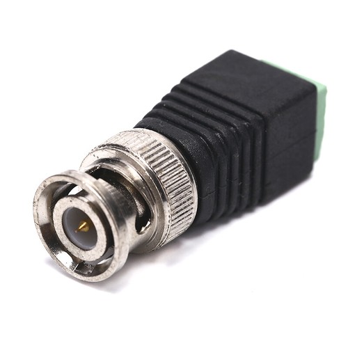 10Male Coax CAT5 To Coaxial BNC Cable Connector adapter Camera CCTV Balun!pP FN - Picture 6 of 12