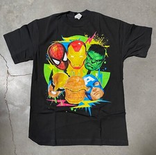 Marvel Avengers tshirt Iron Man Captain America shirt Hulk Size 2 Xtra Large XXL