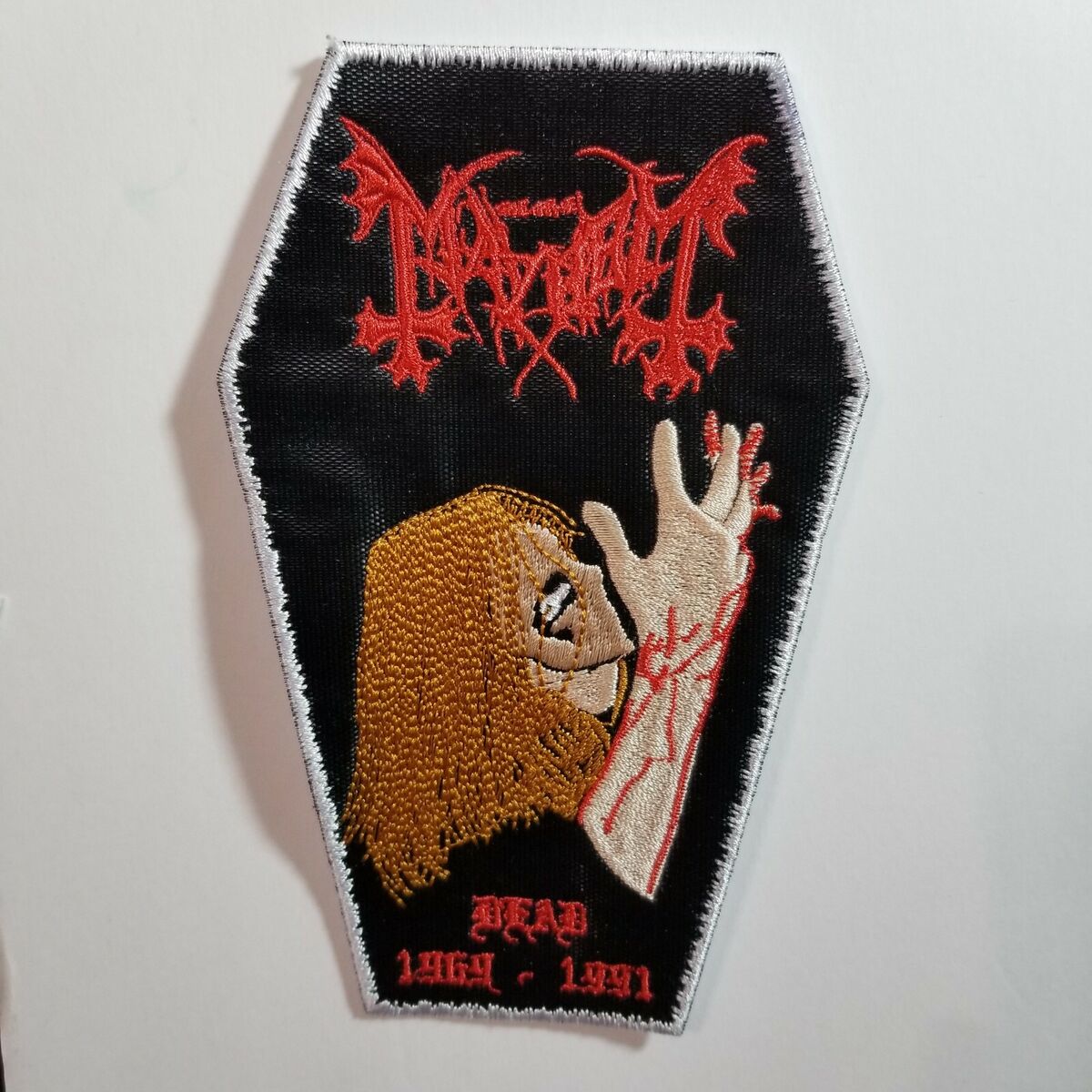 MAYHEM - Dead -- Embroidered Backpatch