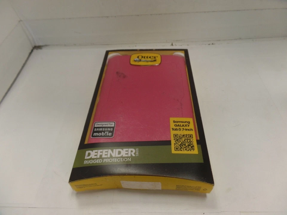 OtterBox Defender Samsung Galaxy Tab 3 7.0" in Tablet Case PINK & WHITE cover - Image 4 of 4