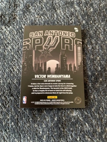 Victor Wembanyama 2023/24 Hoops City Edition Rookie Card RC SP - Bild 2 von 2