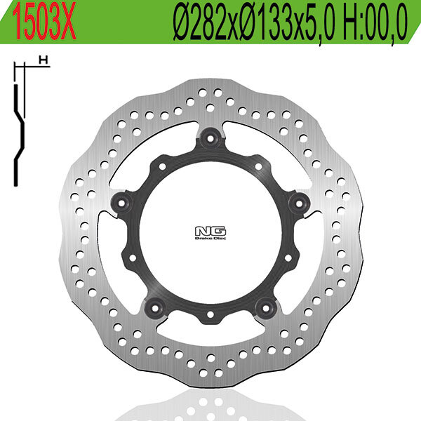 1503X NG DISCO FRENO ANT DX o SX per YAMAHA 700 XTZ Ténéré 2019-2022