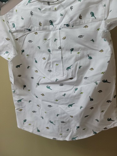 Just One You made by Carte’s White/Olive 2 Piece Set Dinosaur Shirt & Short 4T - Picture 8 of 11
