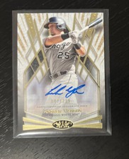 2022 Topps Tier One Andrew Vaughn Break Out on-card AUTO /299 WHITE SOX
