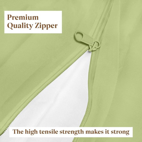 Elegant King Zipper Fitted Sheet - 16 Inch Deep Pockets, Easy Care Microfiber - Picture 4 of 11