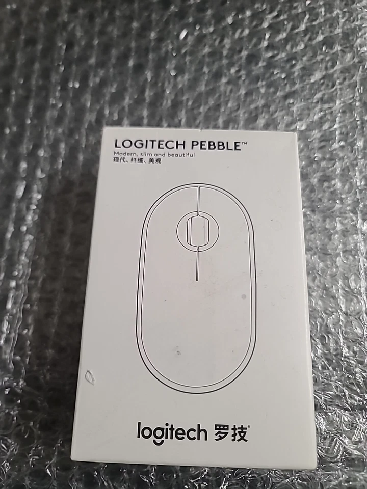 MOUSE USB OPTICAL Logitech Pebble ROSE/PINK LOGITECH New 910- 005575 QUIET Slim - Image 2 of 4