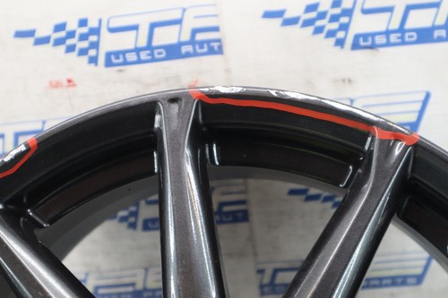 2019 SUBARU BRZ GRAY SERIES 2.0L OEM WHEEL RIM 17X7.50 +48 5X100 #80811 - Picture 9 of 12