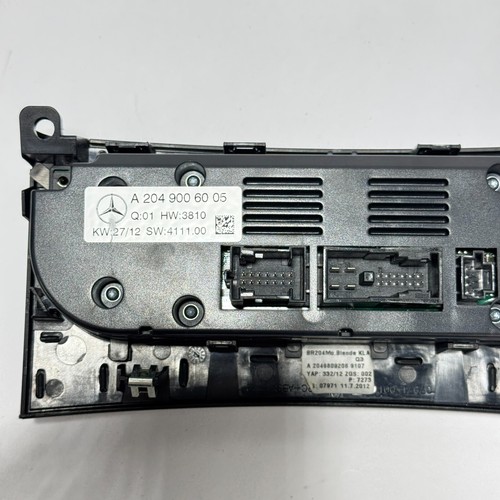 12-14 MERCEDES BENZ C300 FRONT CENTER INSTRUMENT PANEL HVAC CONTROL SWITCH OEM - Picture 13 of 15
